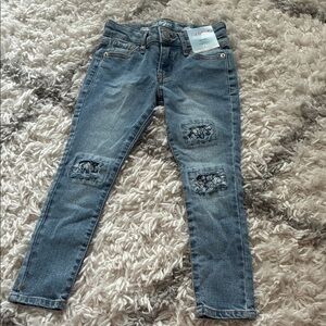 Cat & Jack Distressed Blue Skinny Jeans